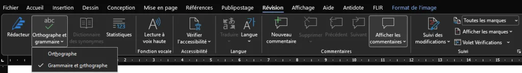 Orthographe-et-grammaire-1 Activer le correcteur orthographique dans Word