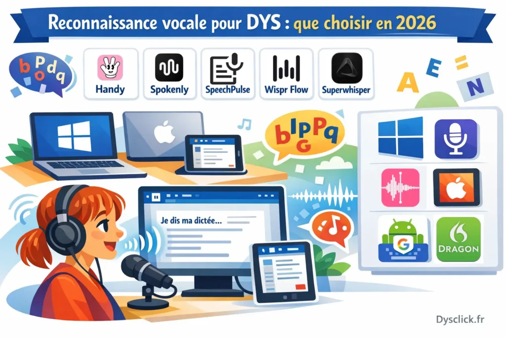 Reconnaissance vocale pour DYS
