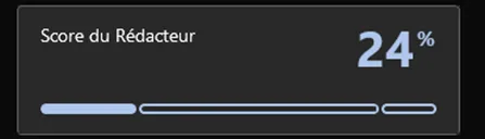Score-redacteur-24 Score de correction dans Word