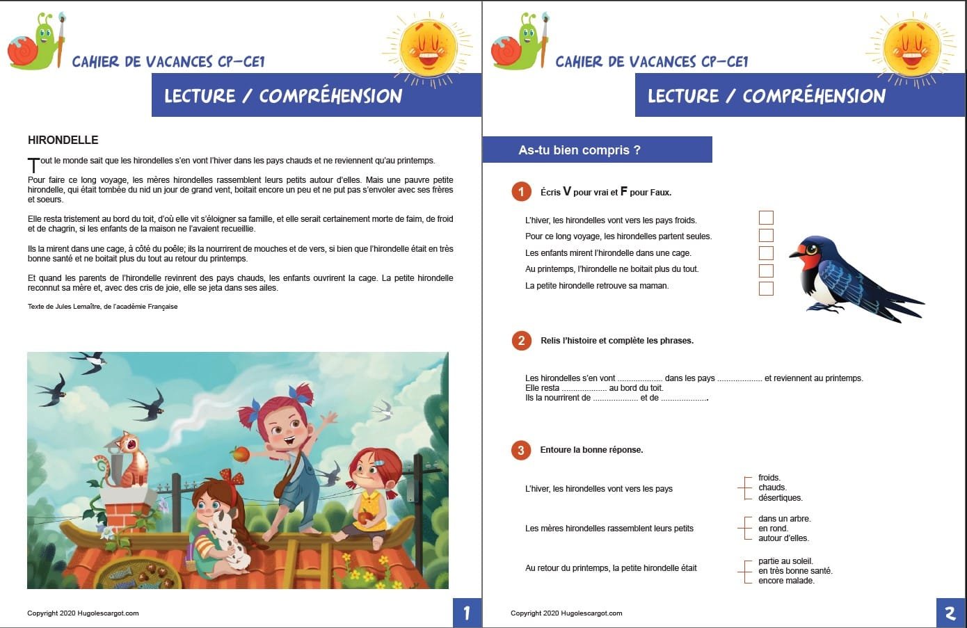 Cahier de Vacances et révisions pour DYS → DYSCLICK