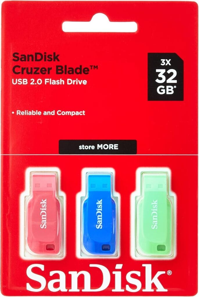 ScanDisk 32Gb lot 3 ScanDisk 32Gb