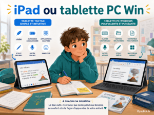 iPad ou tablette PC Windows pour un enfant DYS lequel choisir