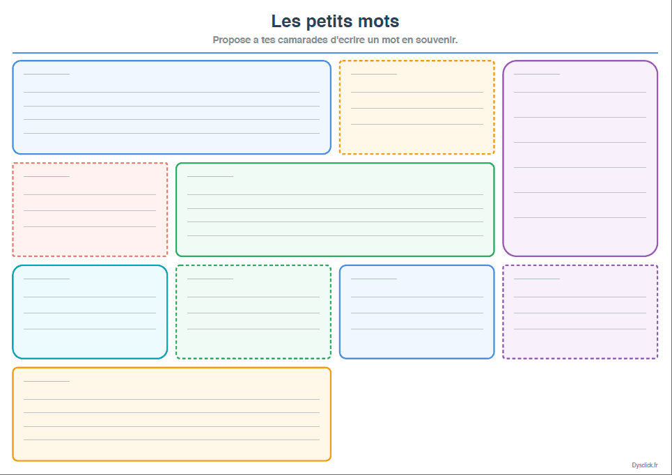 min_Les petits mots