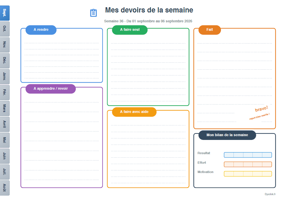 min_Mes devoir de la semaine