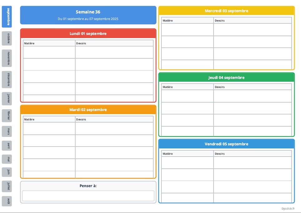 Semaine 1 Pages