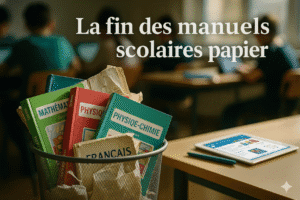La fin des manuels scolaires papier