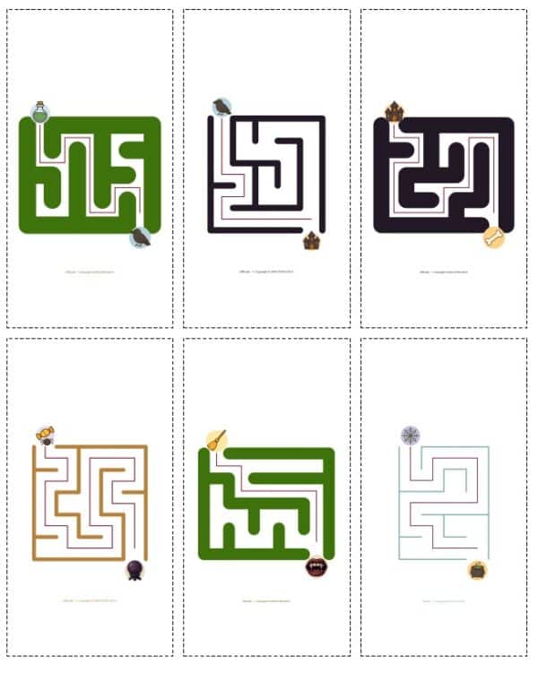 Pack 180 Labyrinthes Halloween PDF Imprimables – Image 5