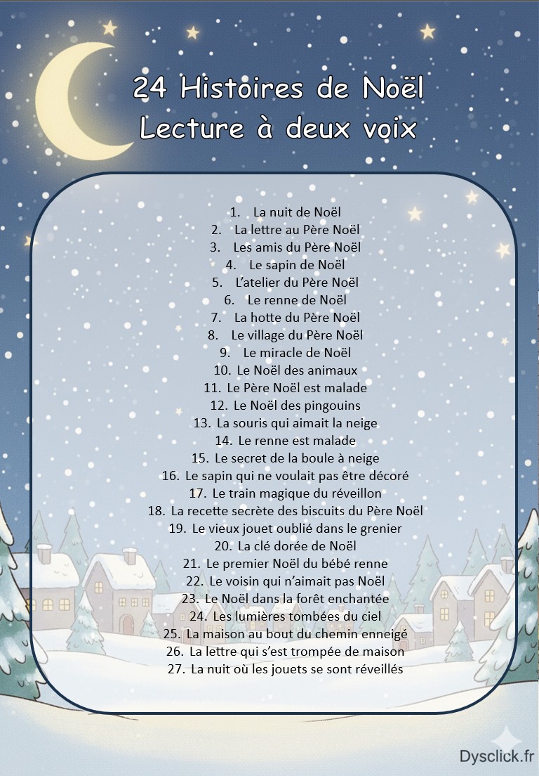 24 Histoires de Noël à deux voix (PDF imprimable) – Image 2