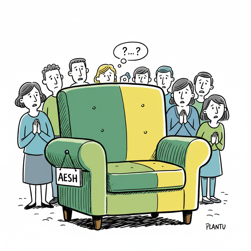 Enseignant en classe regardant un élève seul pendant que le bureau d’accompagnement est vide, message « manque d’AESH ».