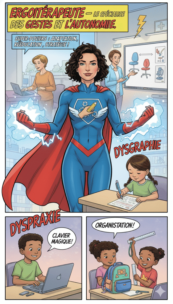 Ergothérapeute – Le spécialiste des gestes et de l’autonomie.