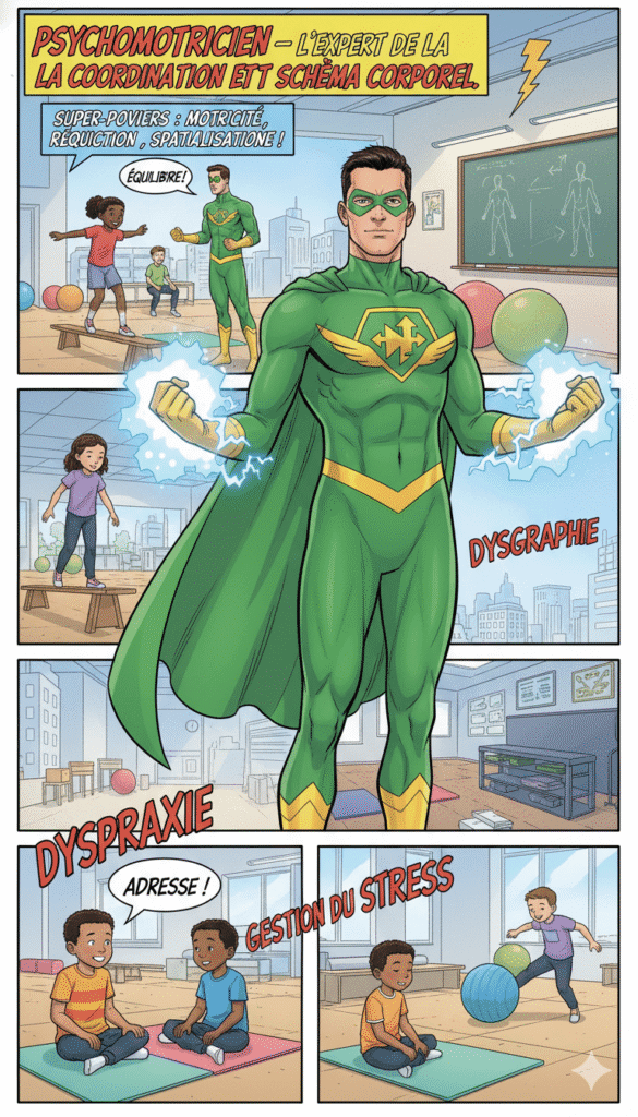 Psychomotricien – L’expert de la coordination et du schéma corporel