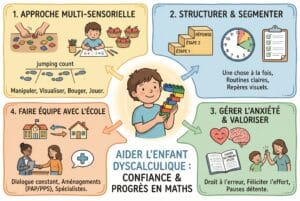 Maths difficiles ? 7 pistes pour un enfant dyscalculique