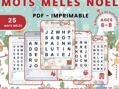 Mots meles noel 6-8