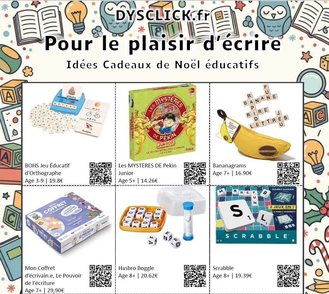 Jeux pour apprivoiser l’écriture avec un trouble DYS