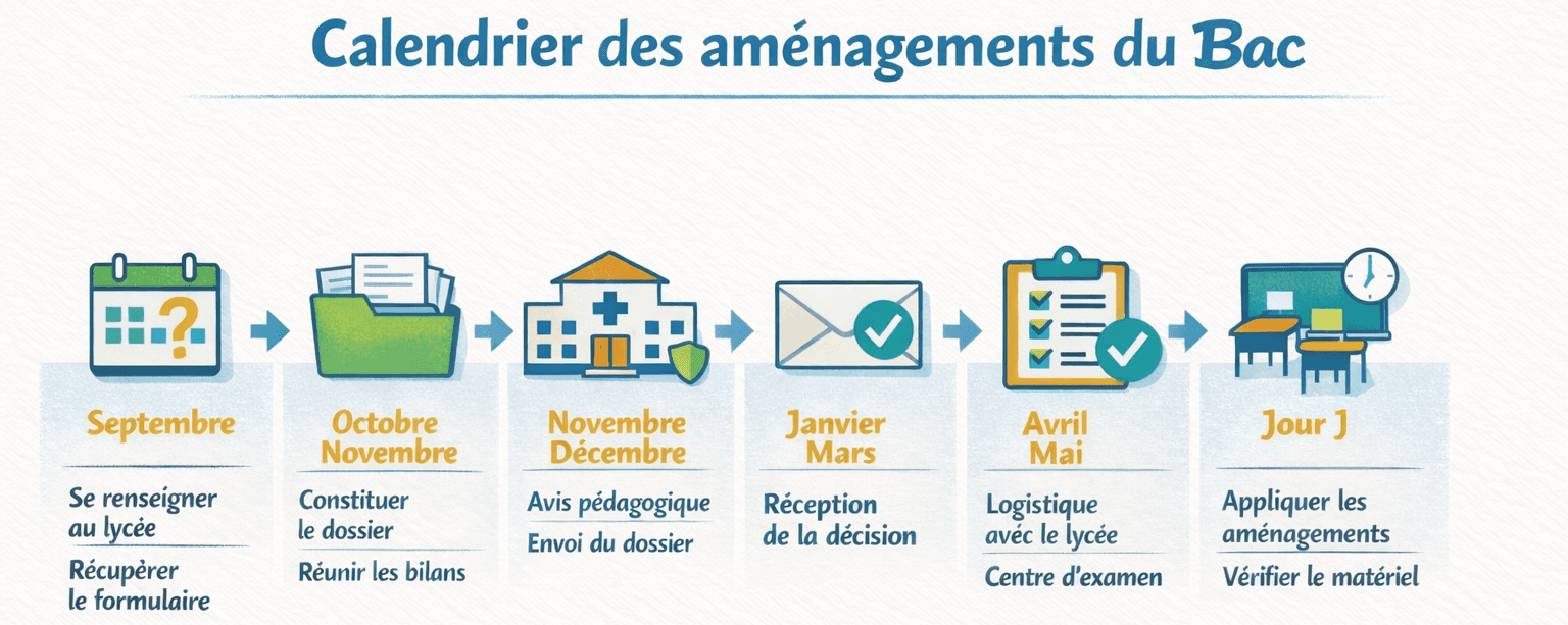 Calendrier des Aménagements du bac
