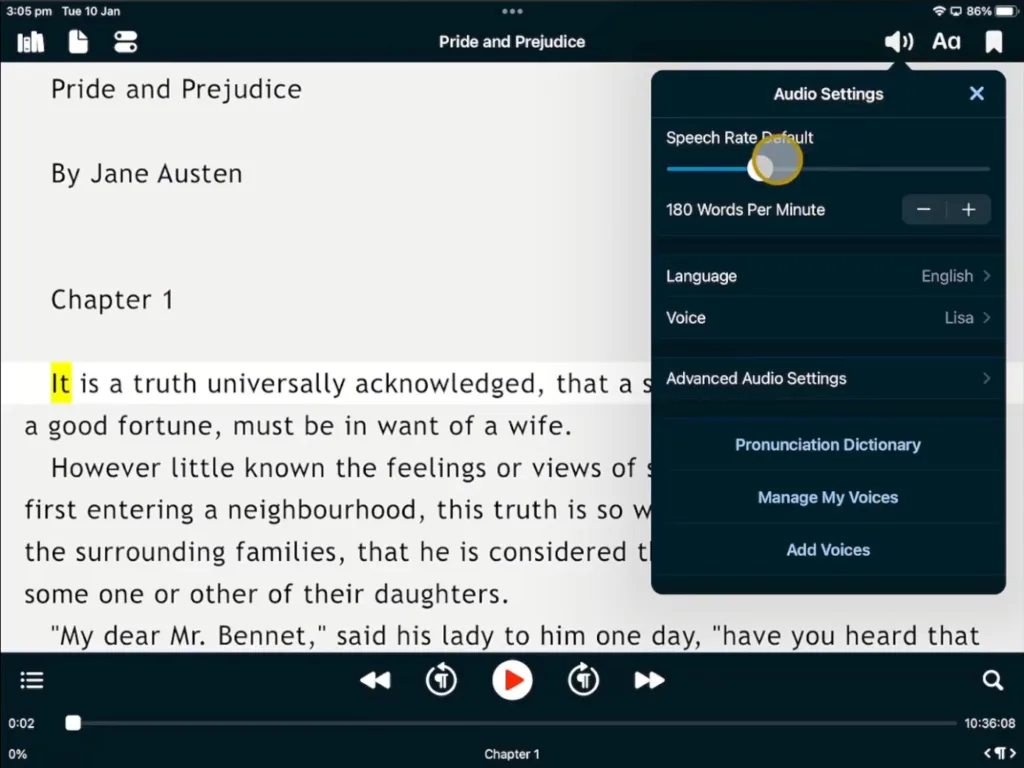 Voicedream Ipad
