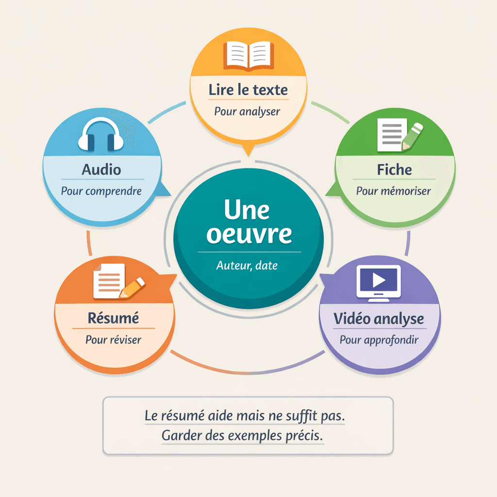 supports multimodaux revision bac francais dys