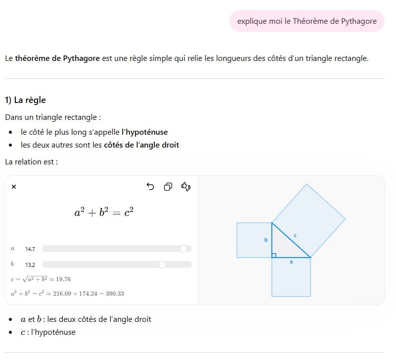 Théorème de Pythagore
