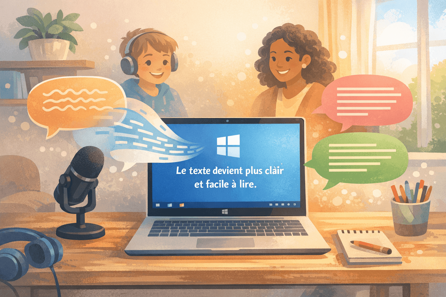 Speechify sur Windows pour lire, dicter et transcrire du texte