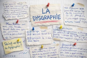 Dysgraphie exemple d'ecriture dysgraphique