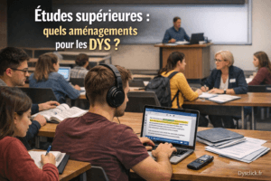 Études supérieures quels aménagements pour les DYS
