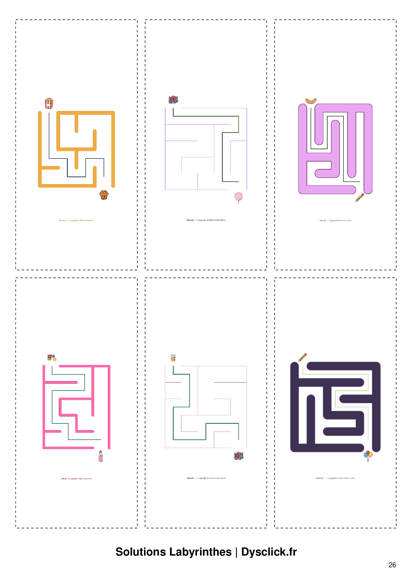 Labyrinthes à imprimer PDF par thème et pour 3 à 12 ans – Image 6