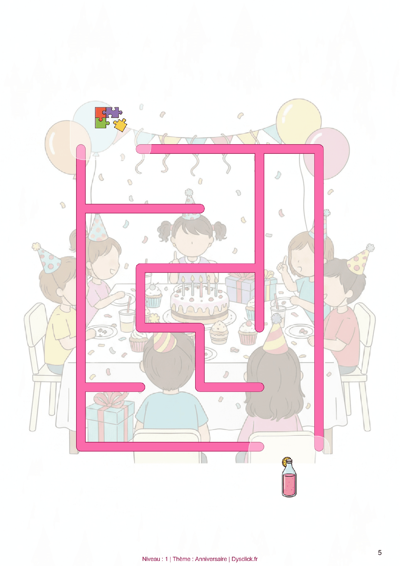 Labyrinthes à imprimer PDF par thème et pour 3 à 12 ans – Image 2