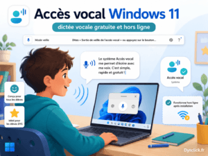Accès vocal Windows 11 dicter vocale gratuite et hors ligne