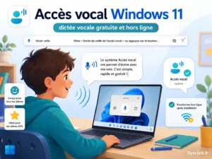 Accès vocal Windows 11 dicter vocale gratuite et hors ligne