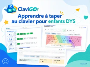 ClaviGo apprendre à taper au clavier pour enfants DYS