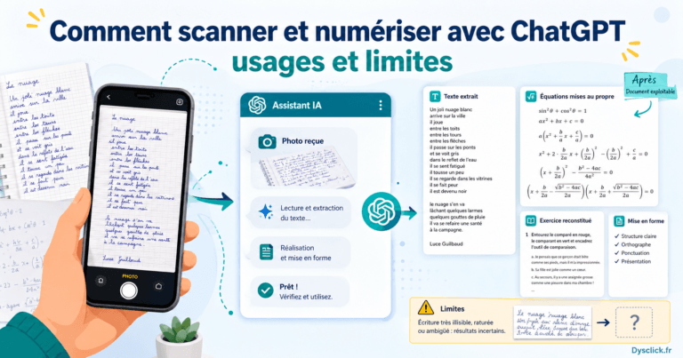 Comment Scanner et numériser avec chatgpt