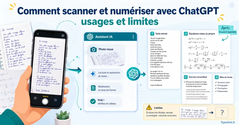 Comment Scanner et numériser avec chatgpt