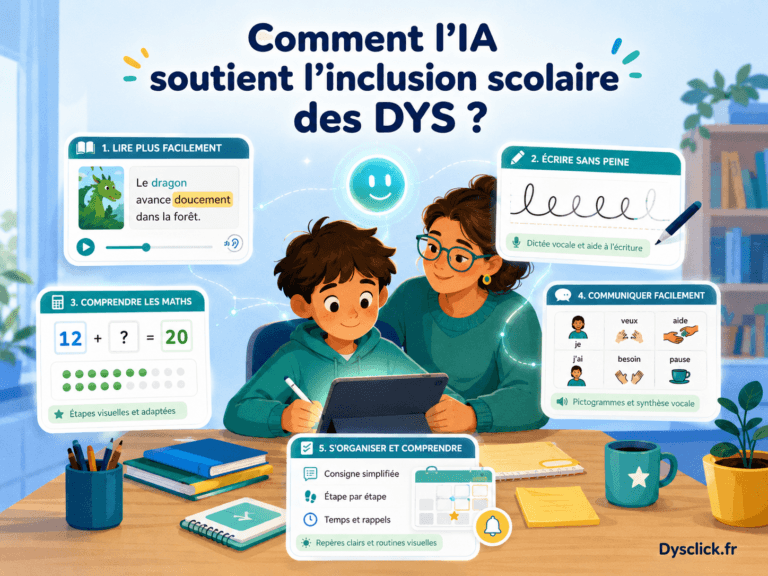 Comment l’IA soutient l’inclusion scolaire des DYS