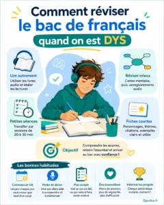 Comment réviser le bac de français quand on est DYS