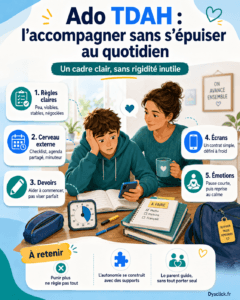 Ado TDAH l’accompagner sans s’épuiser au quotidien