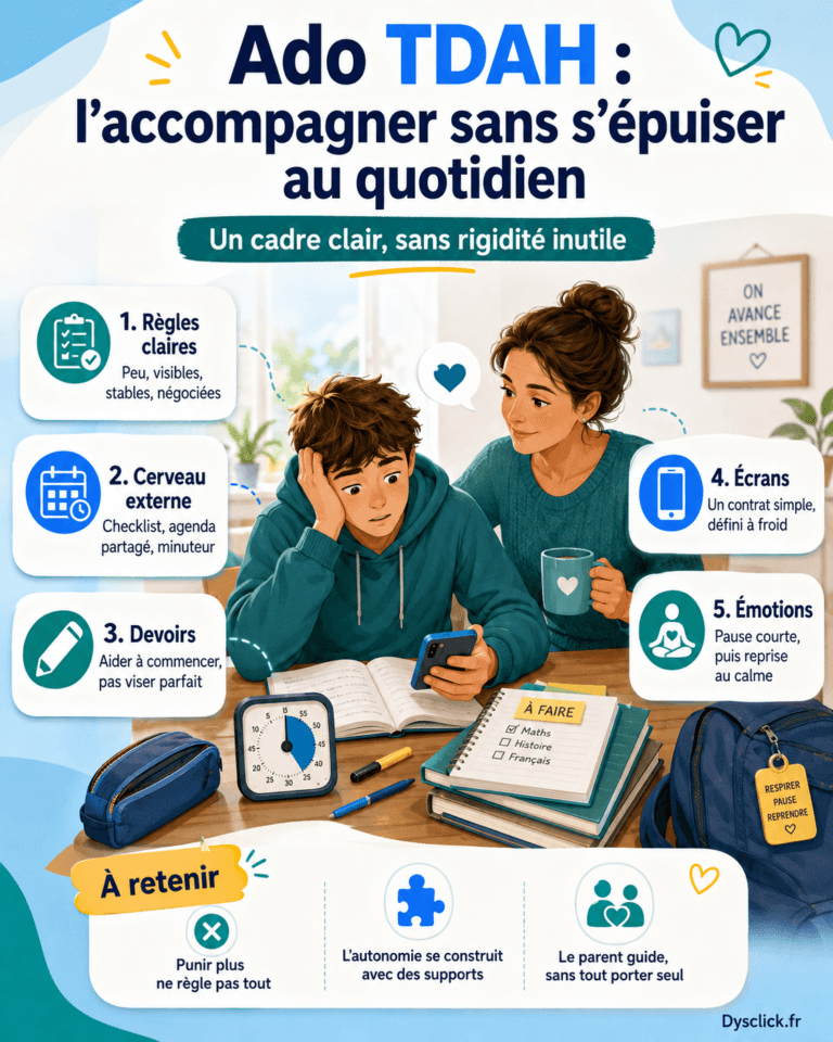 Ado TDAH l’accompagner sans s’épuiser au quotidien