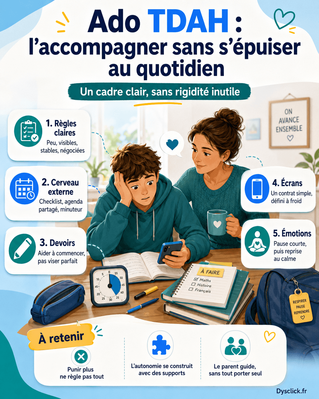Ado TDAH l’accompagner sans s’épuiser au quotidien Ado TDAH l’accompagner sans s’épuiser au quotidien