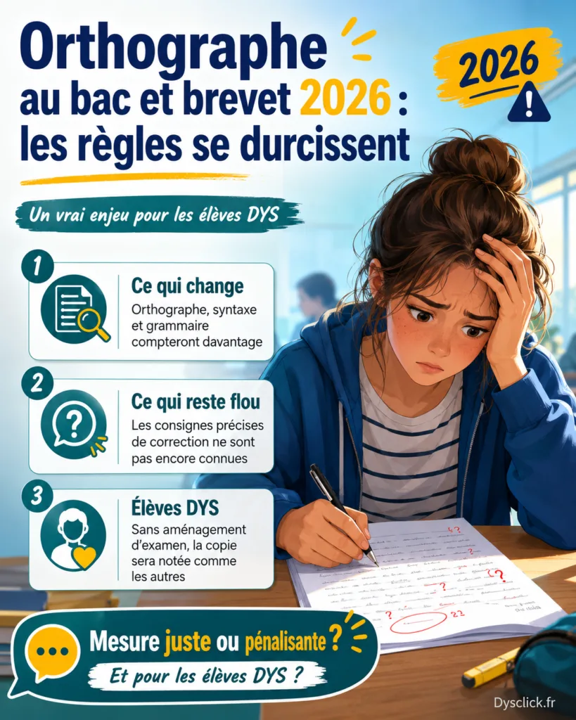 Orthographe au bac et brevet 2026 les règles se durcissent