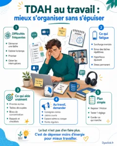 TDAH au travail mieux s’organiser sans s’épuiser