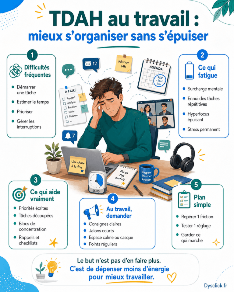 TDAH au travail mieux s’organiser sans s’épuiser