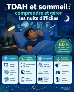 TDAH et sommeil comprendre et gérer les nuits difficiles