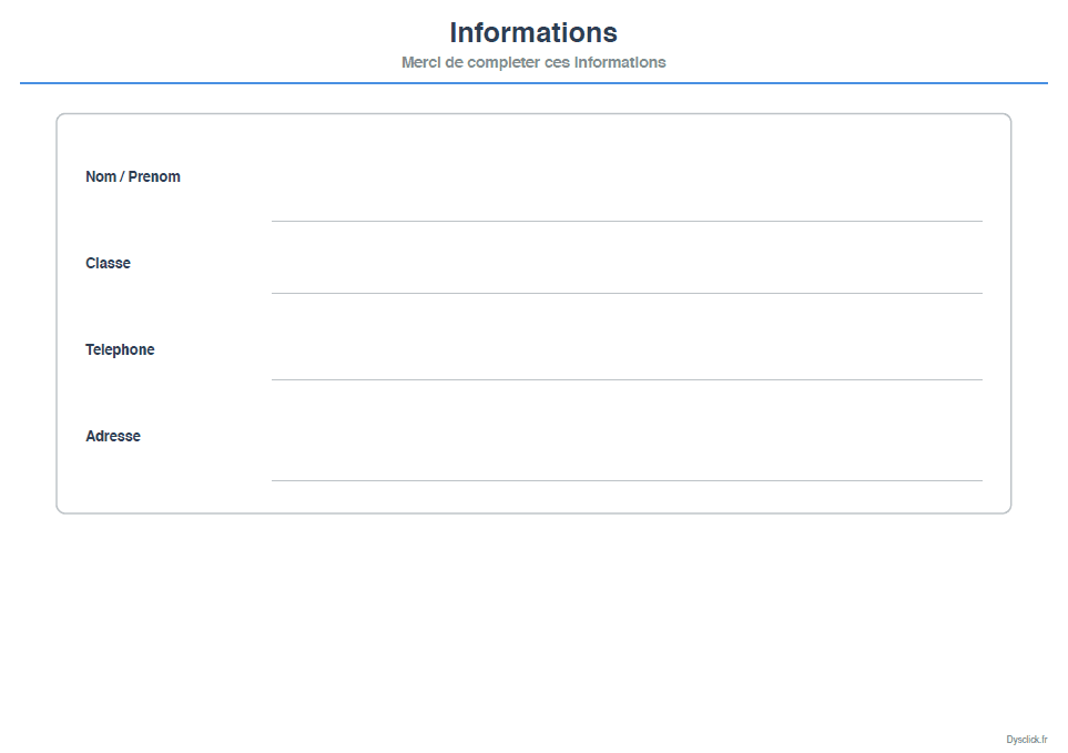 min_information