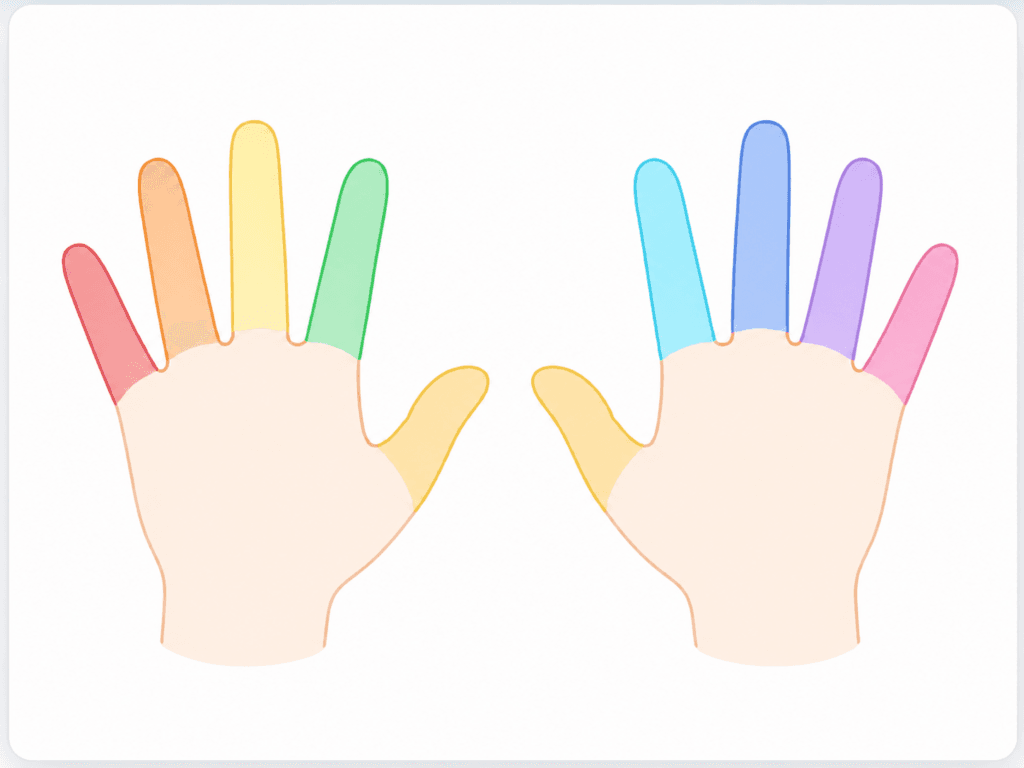 cartographie du clavier couleur doight