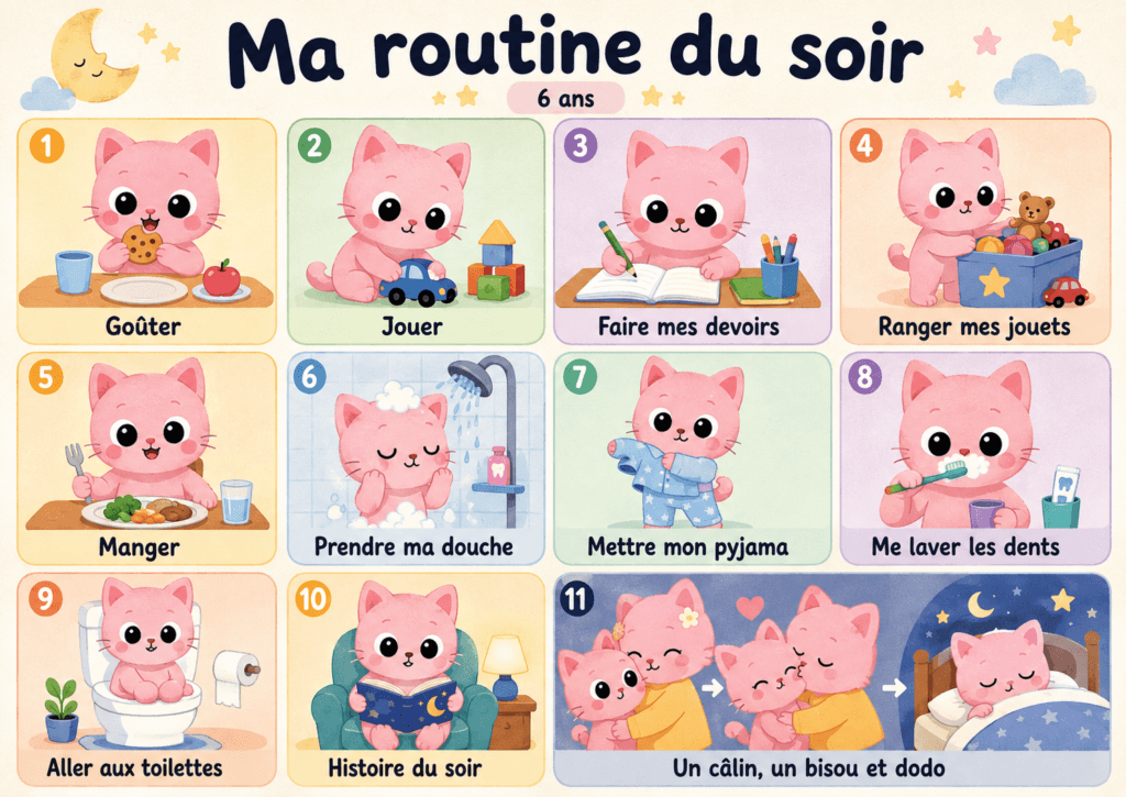 Ma routine du soir