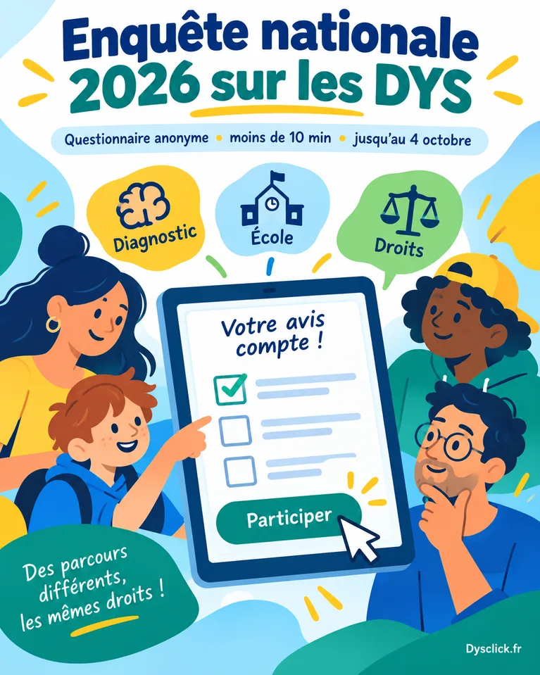 Enquête nationale 2026 sur les DYS