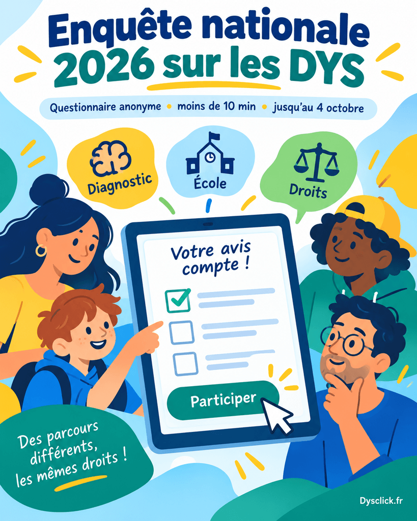 Enquete nationale 2026 sur les DYS