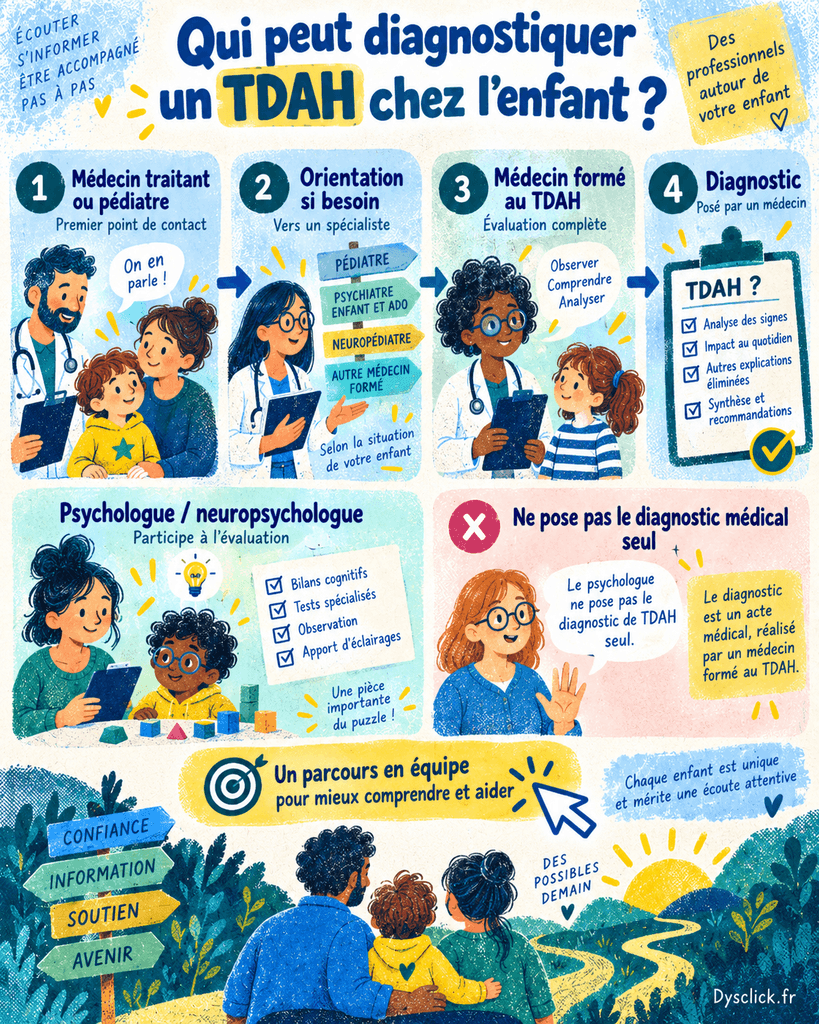 Qui peut diagnostiquer un TDAH chez l’enfant