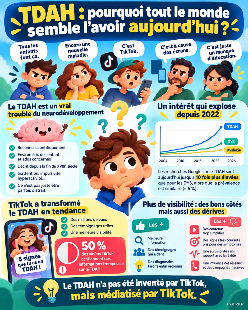 TDAH pourquoi tout le monde semble l’avoir aujourd’hui